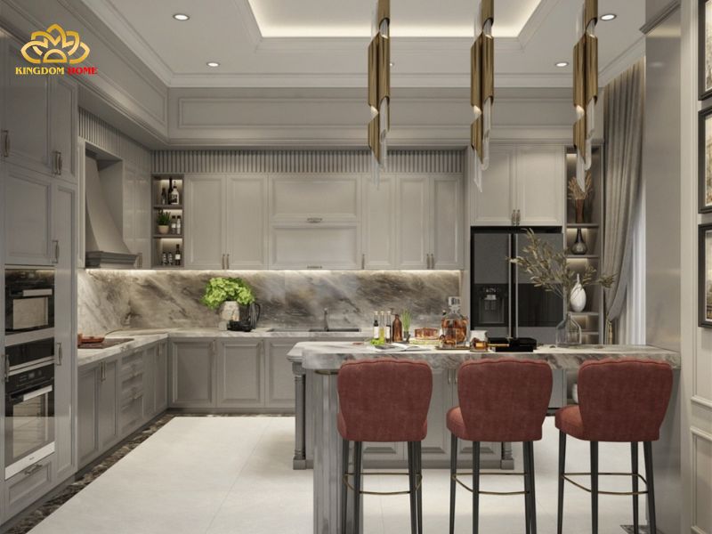 Thiết kế nội thất bếp giúp tối ưu diện tích, nâng tầm không gian sống